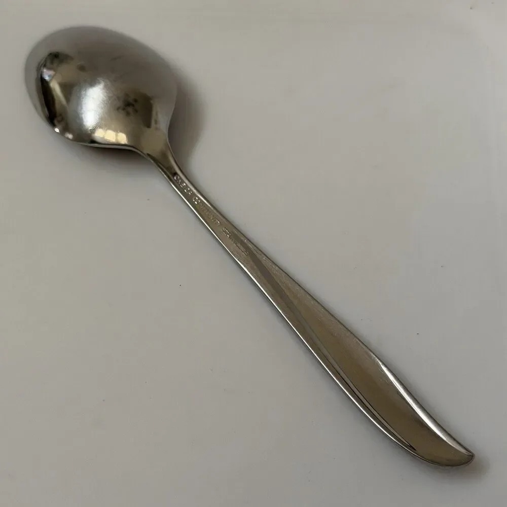 2pc Oneida Twin Star Dinner Fork / Soup Spoon Stainless Community Betty Crocker